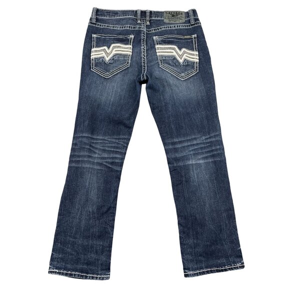 Salvage Supply Company Jeans Mens 34x29 Mayhem Straight Regular Buckle BKE - Picture 2 of 9